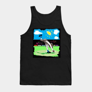 Art of the Pitch on Black Background Tank Top